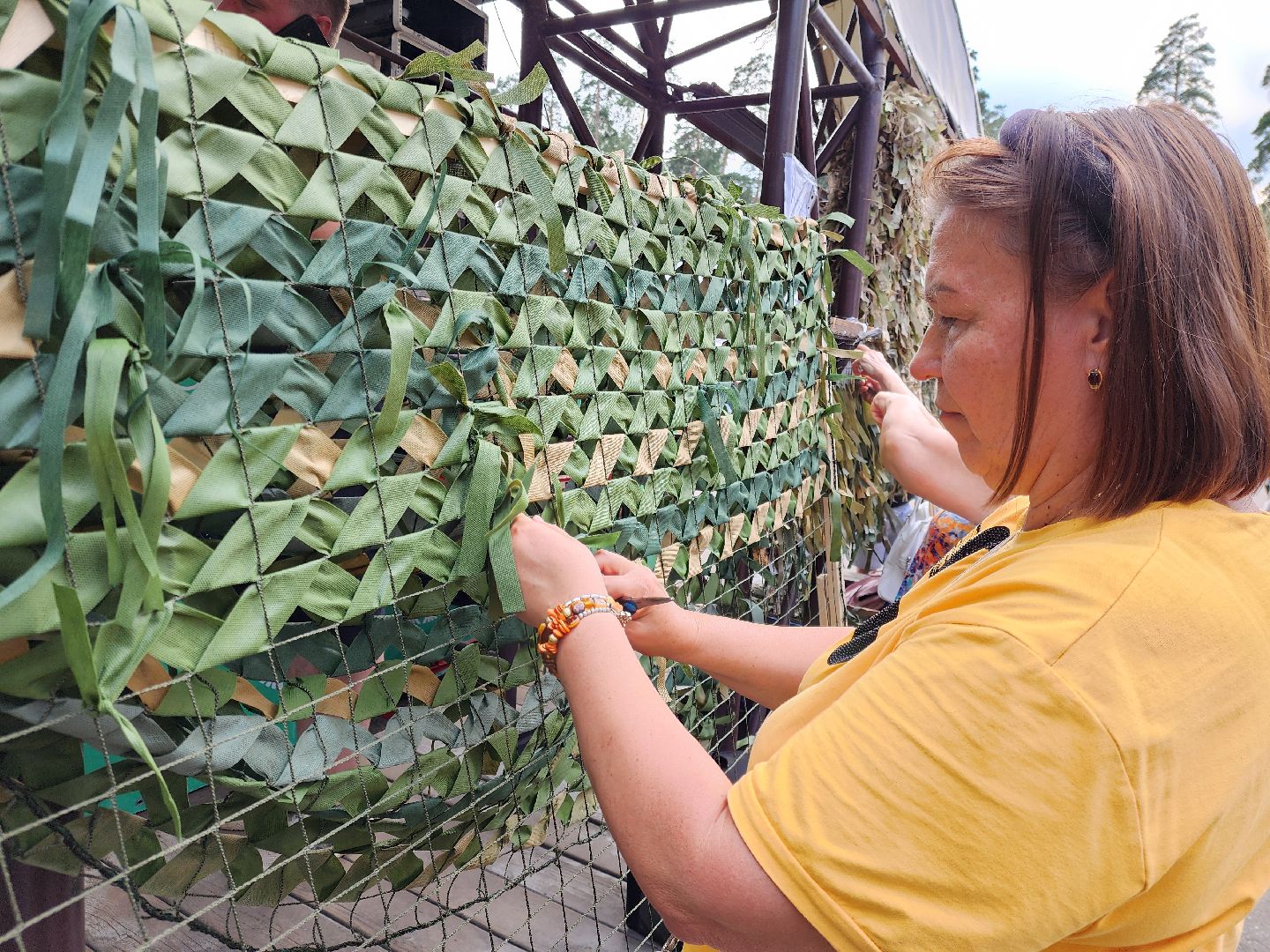 ногинск, жители, общество, волонтеры, волонтеры сво, богородские берегини, маскировочные сети, маскировочные костюмы,