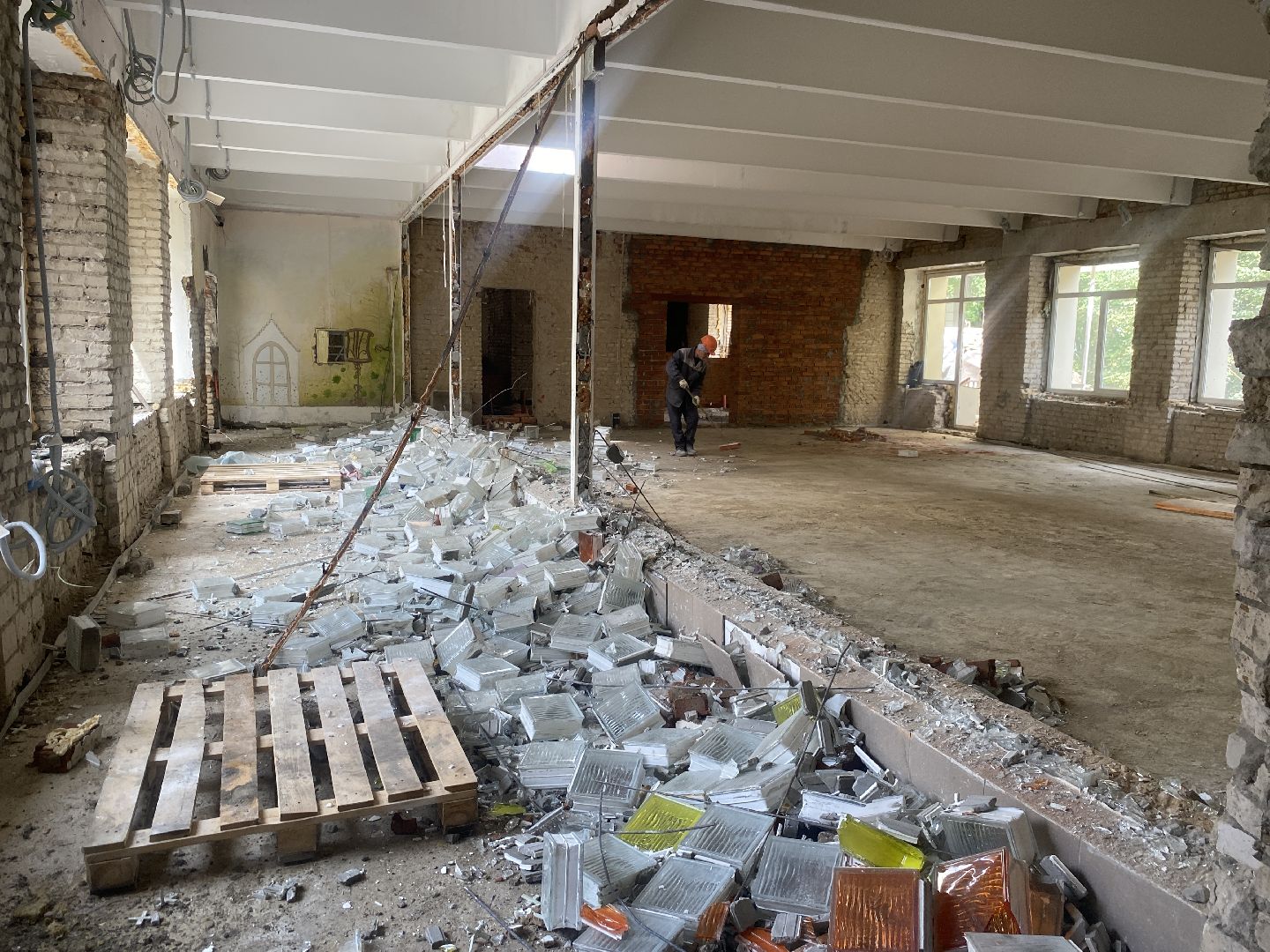 школа им АС Попова, капитальный ремонт школы Попова, Власиха капремонт Поповки, точка роста поповка, капремонт Попова Власиха,