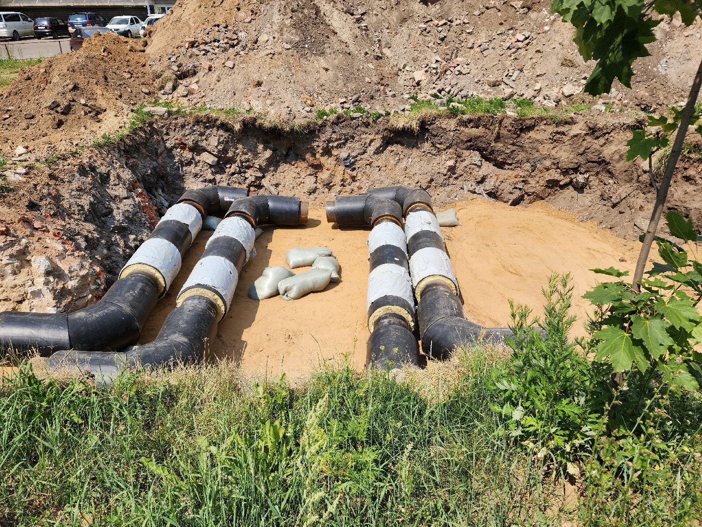 красноармейск, г.о. пушкинский, ремонт теплосетей, подготовка к отопительному сезону,