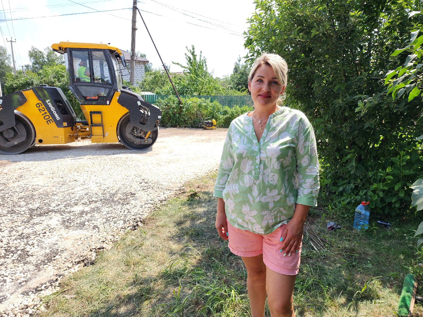 раменское, дороги, ремонт дороги в поселке Родники,