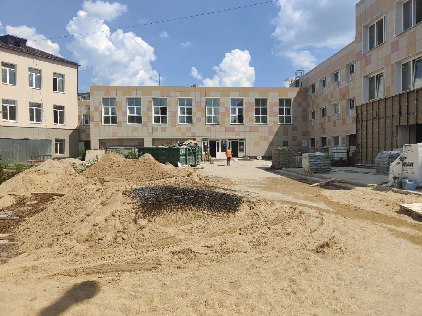 ремонт школы 2, Домодедово, 1 сентября,