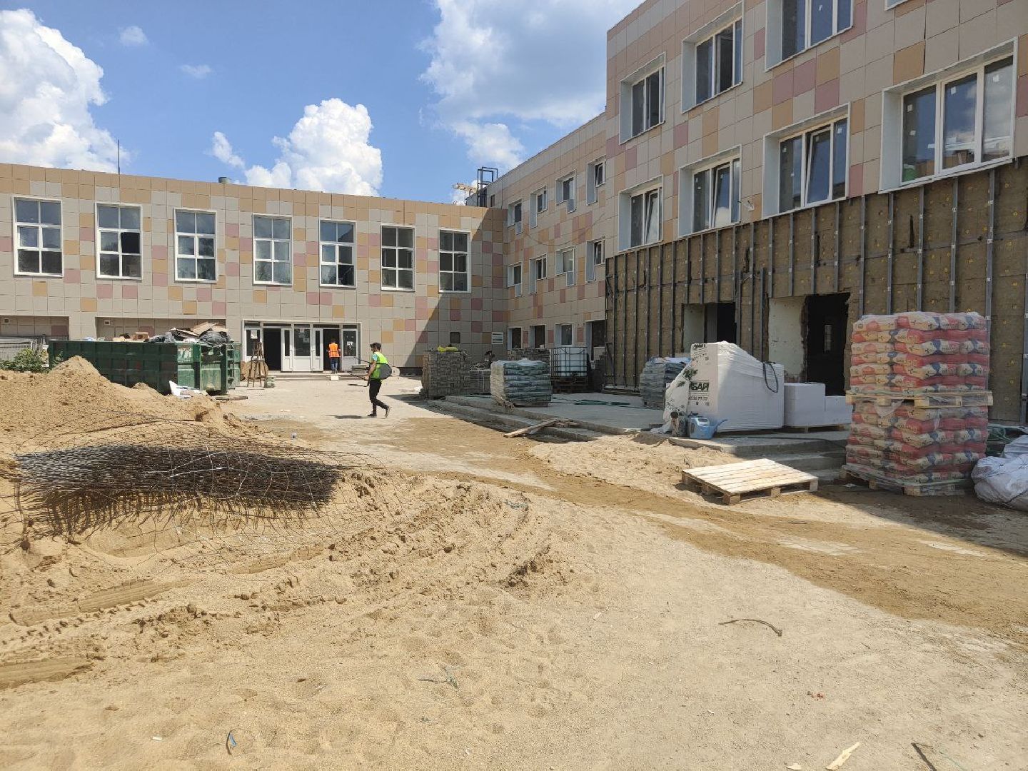 ремонт школы 2, Домодедово, 1 сентября,