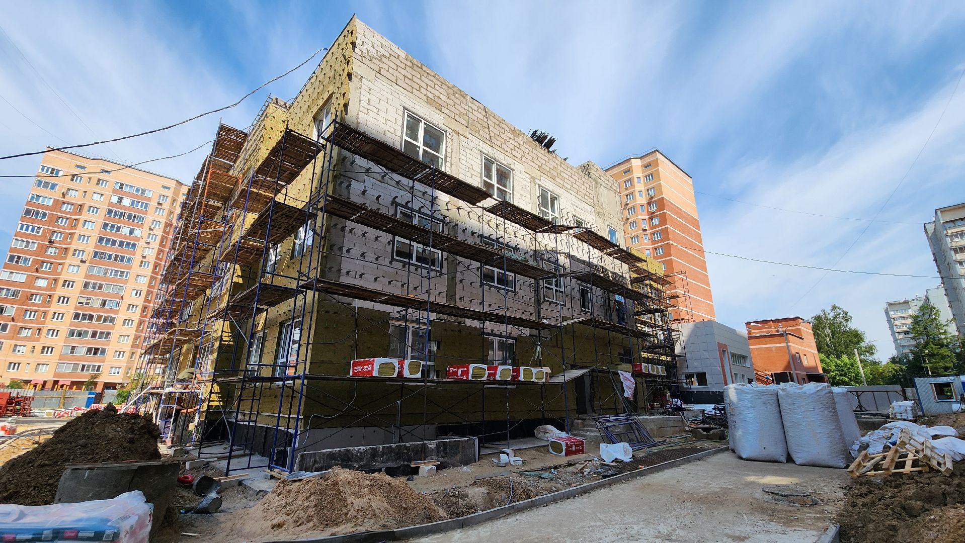 Детский сад, Строительство, Лобня,