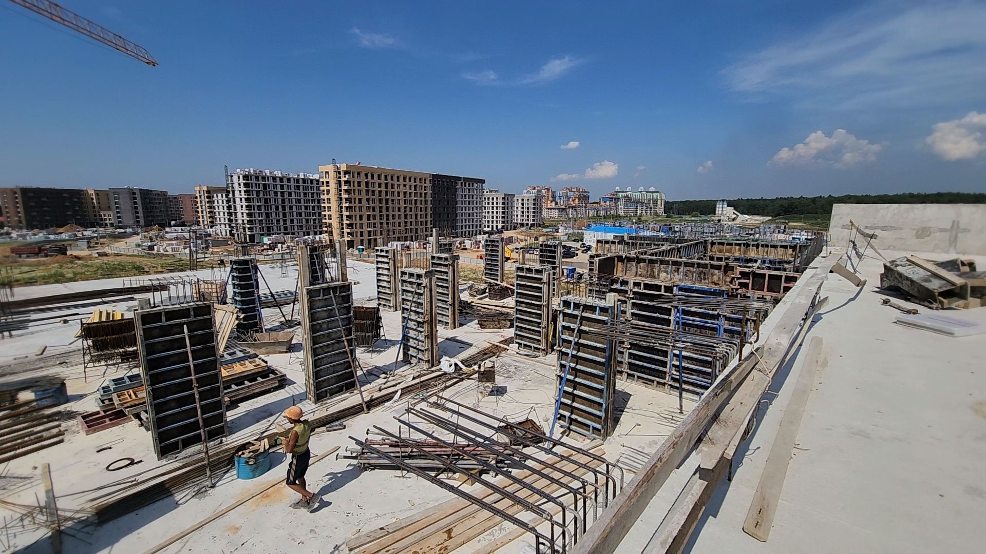 Одинцово, Лайково, школа, строительство, клинкер,