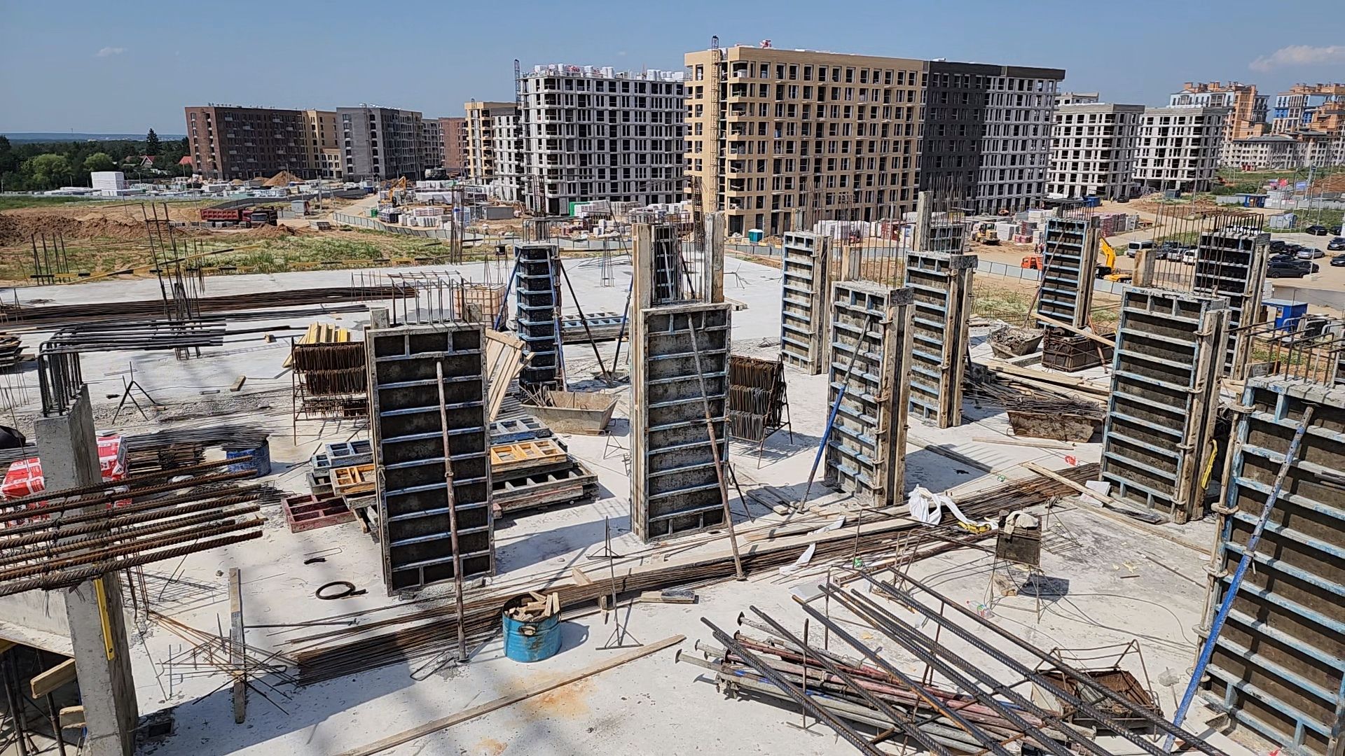 Одинцово, Лайково, школа, строительство, клинкер,