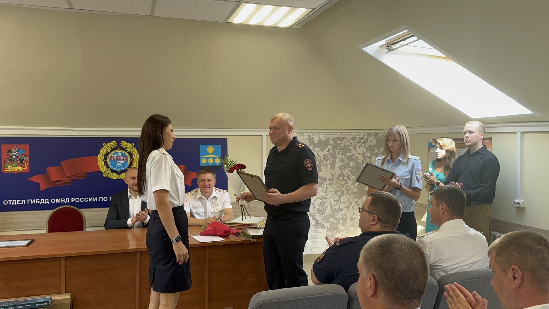 Солнечногорск, День ГИБДД, сотрудники полиции, поздравление, Глава,