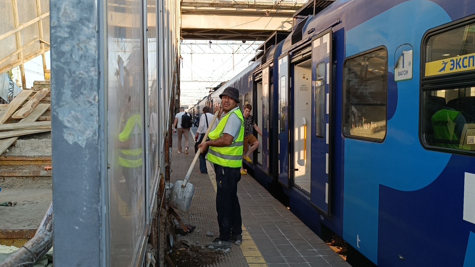 ж/д, мост, лобня, ремонт,