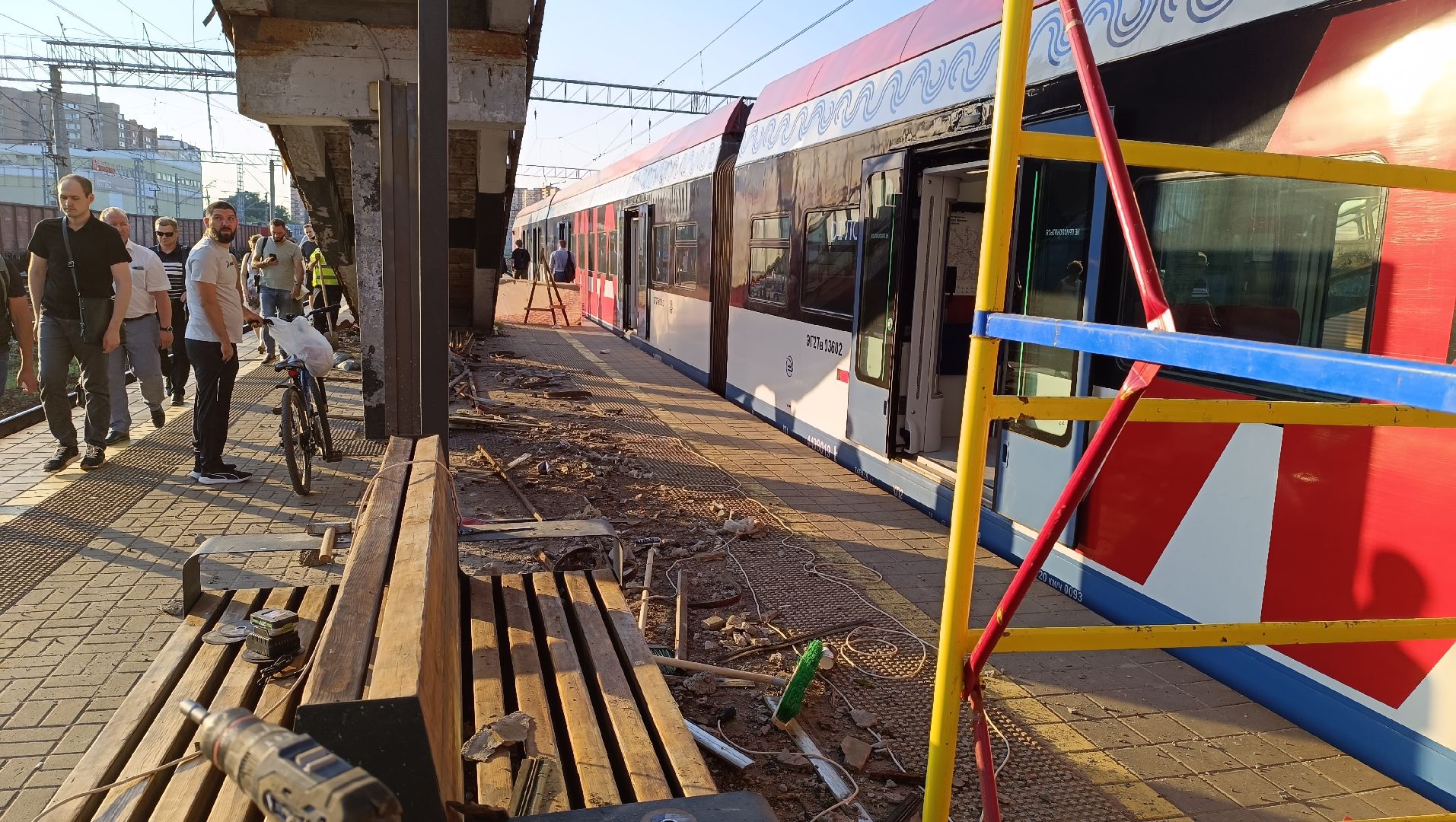 ж/д, мост, лобня, ремонт,