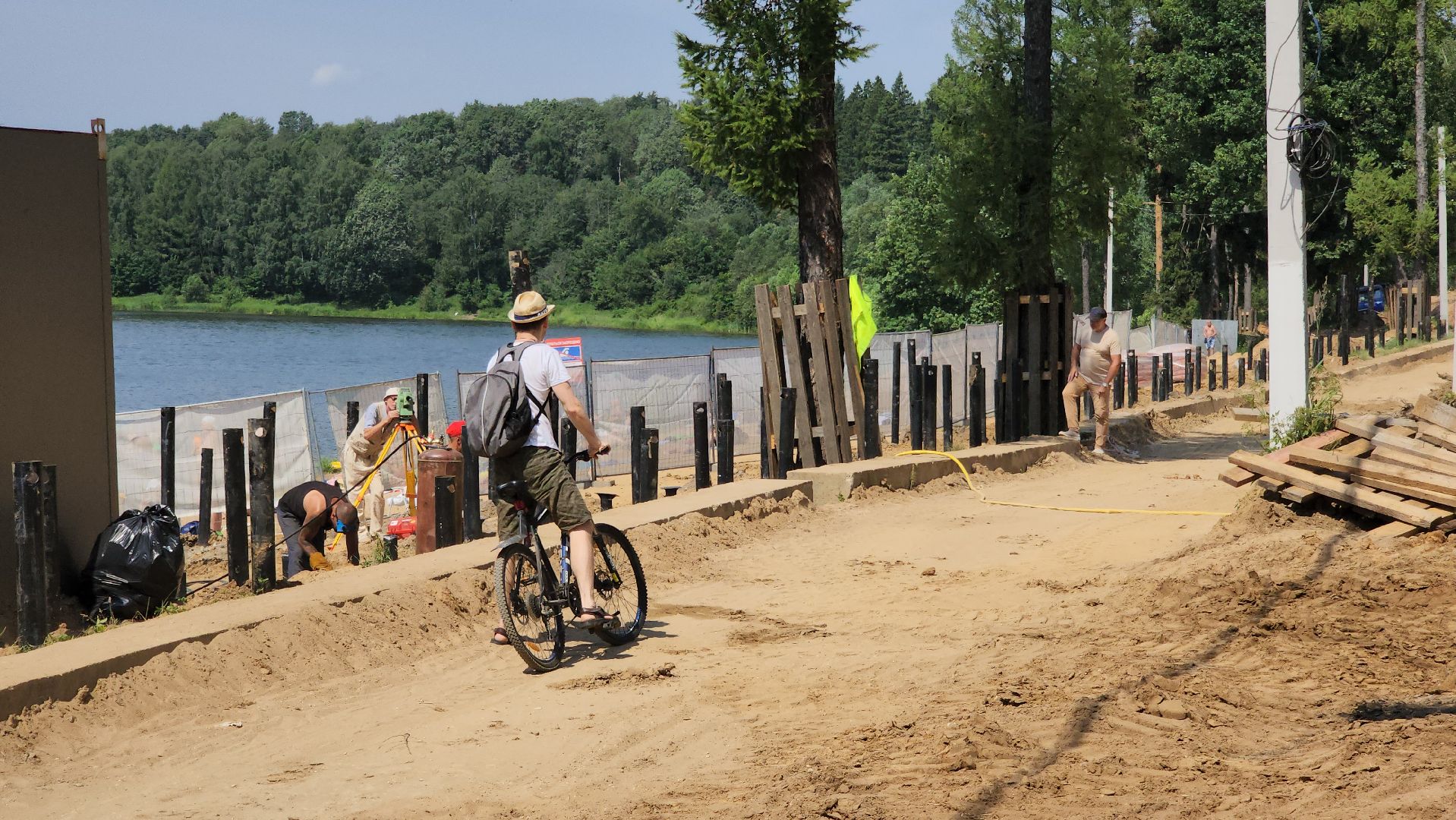 пляж, синичка, красногорск, благоустройство,