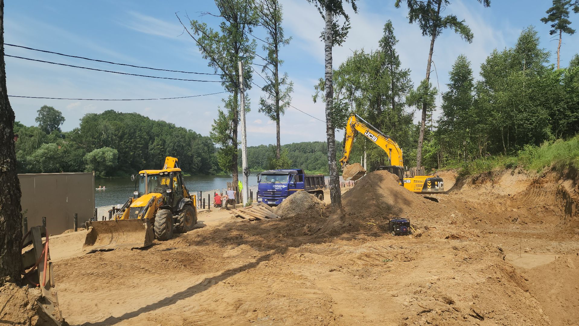 пляж, синичка, красногорск, благоустройство,