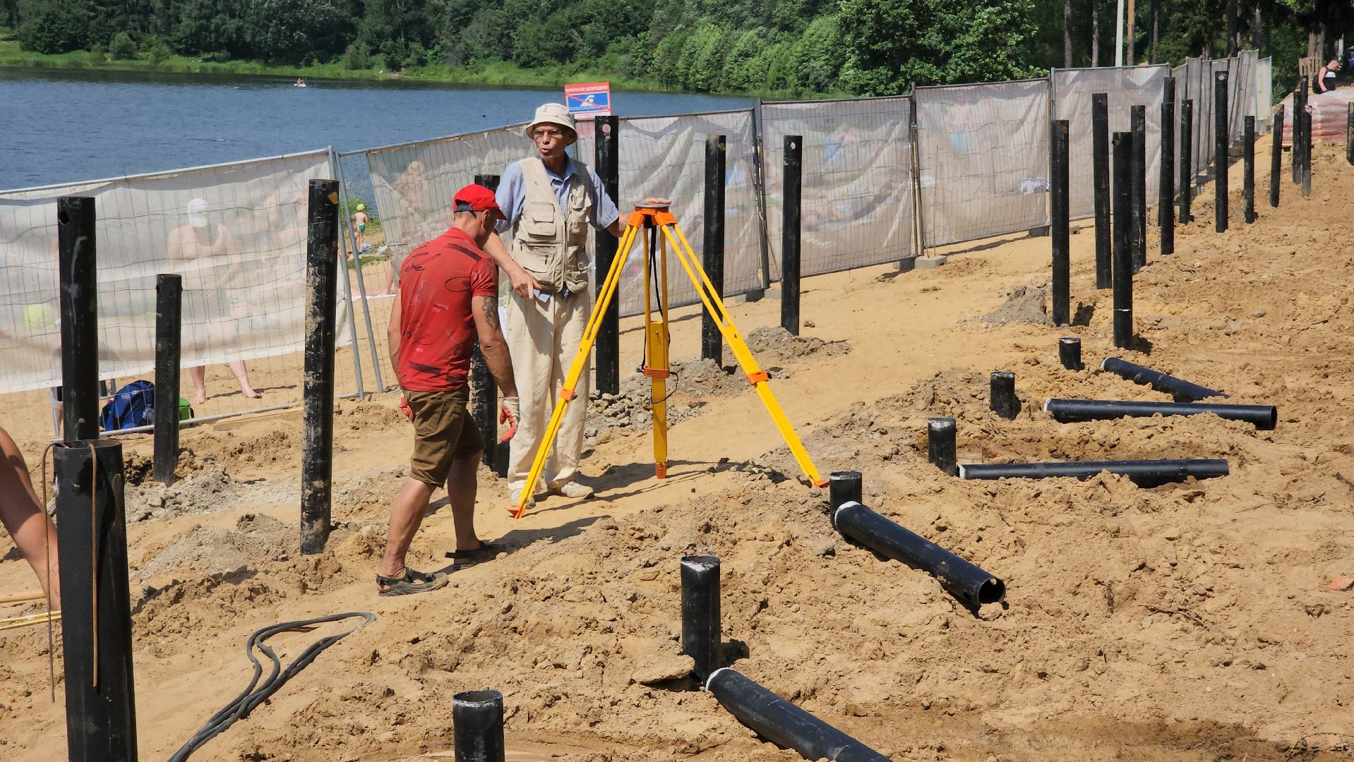 пляж, синичка, красногорск, благоустройство,