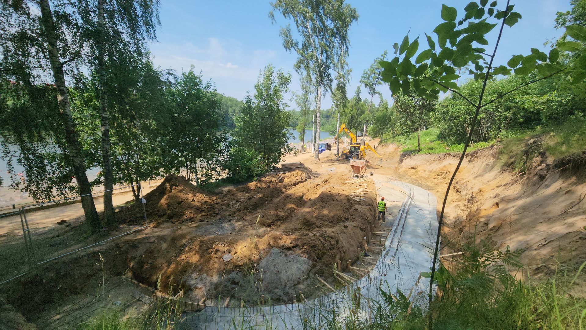 пляж, синичка, красногорск, благоустройство,