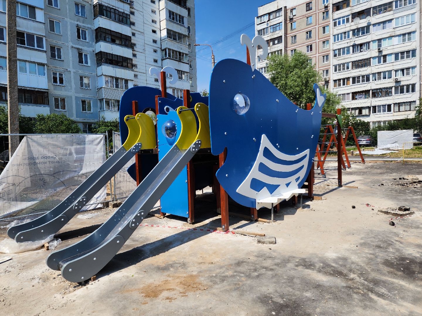 Чехов, благоустройство, дворовая территория, формирование комфортной городской среды, проезды, тротуары, детская площадка, спортивная площадка, тренажерный комплекс,