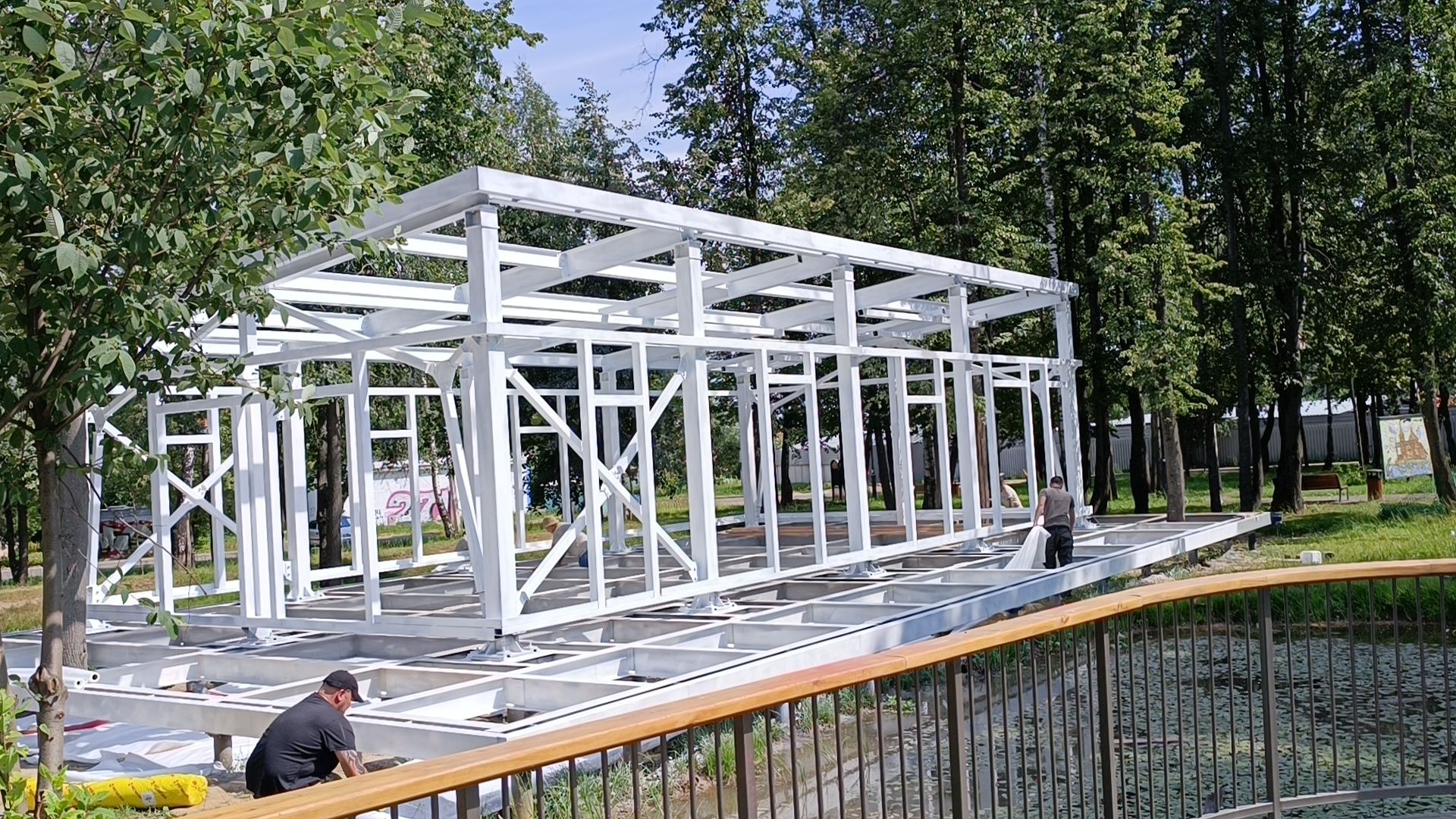 раздевалка, парк, лобня,