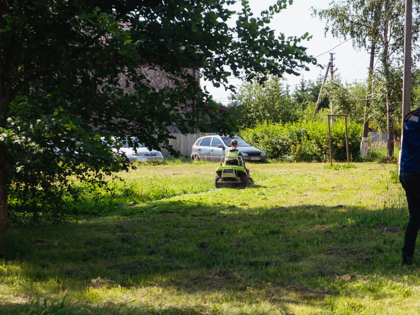 подмоксовье, покос травы, благоустройсто,
