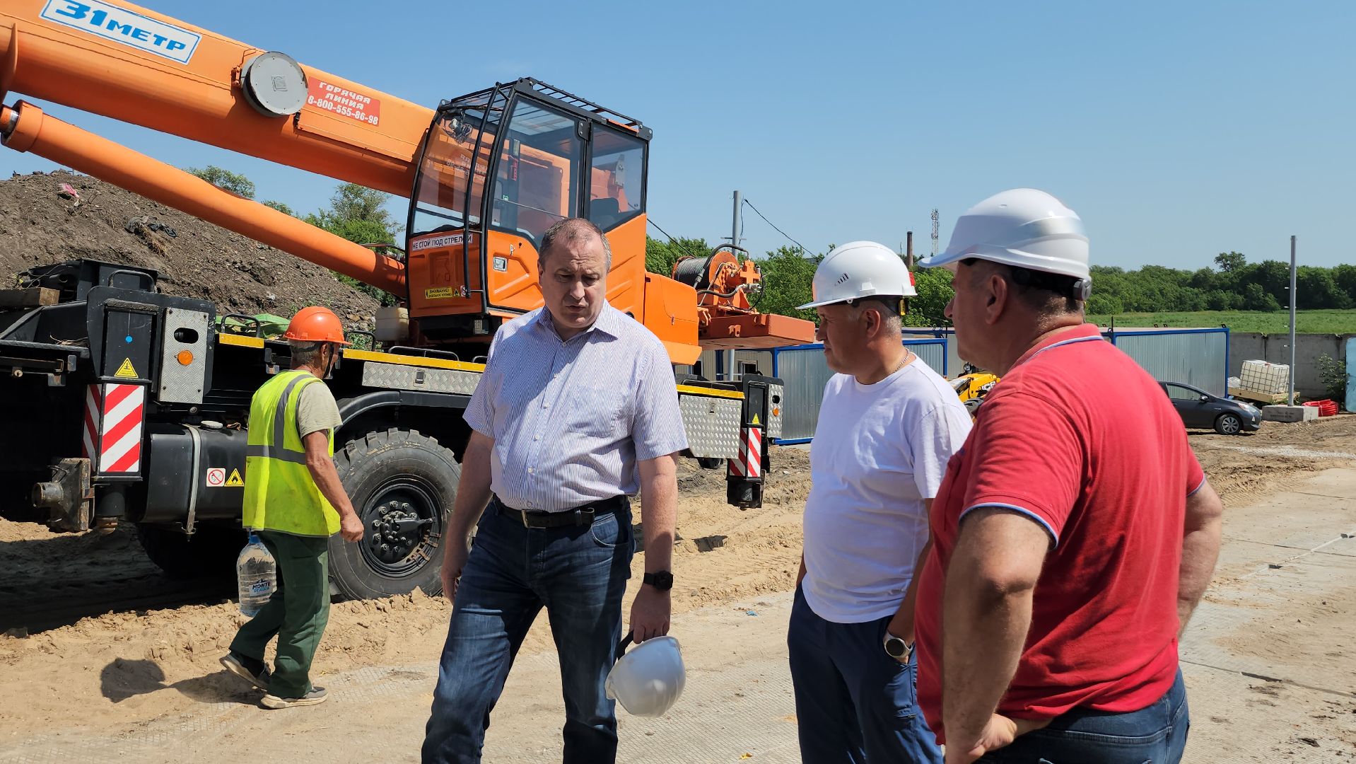серпухов, глава серпухова, очистные сооружения, рабочий выезд, реконструкция,