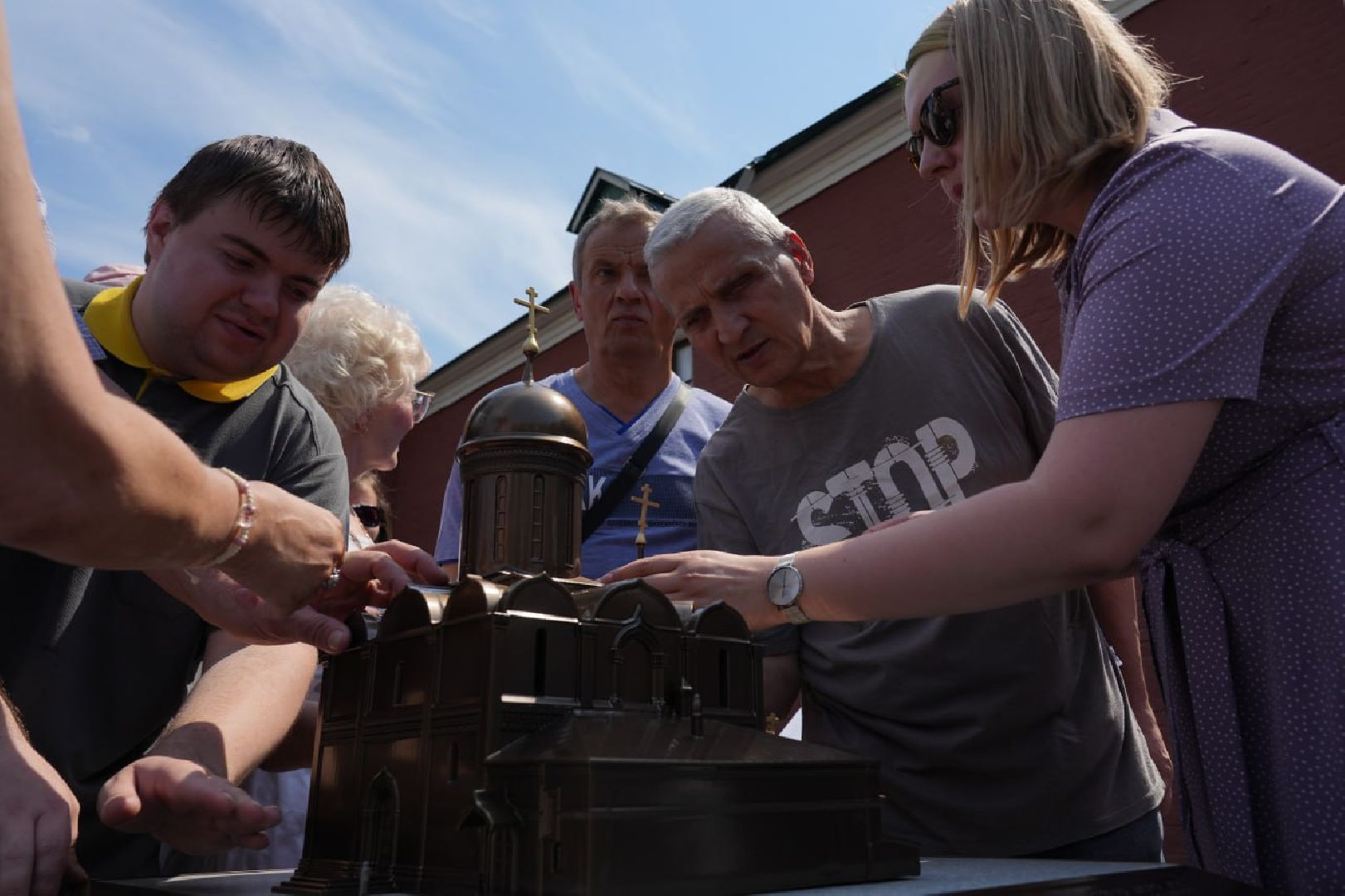 Сергиев Посад, Троице-Сергиева лавра, Особый взгляд, Инвалиды по зрению, Архитектура, Тактильная модель, Общество,