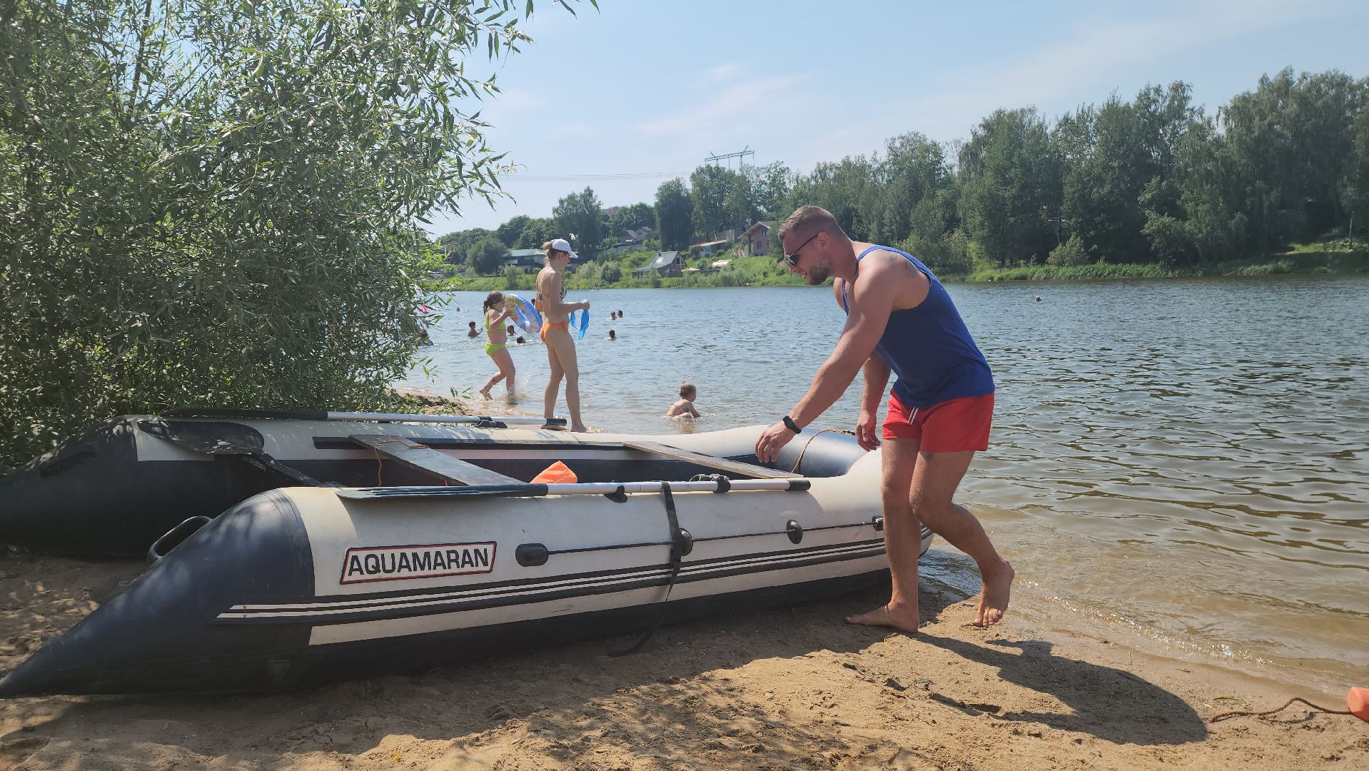 красногорск, пляж, плотина, спасатели, спасательный пост,синичка, банька,