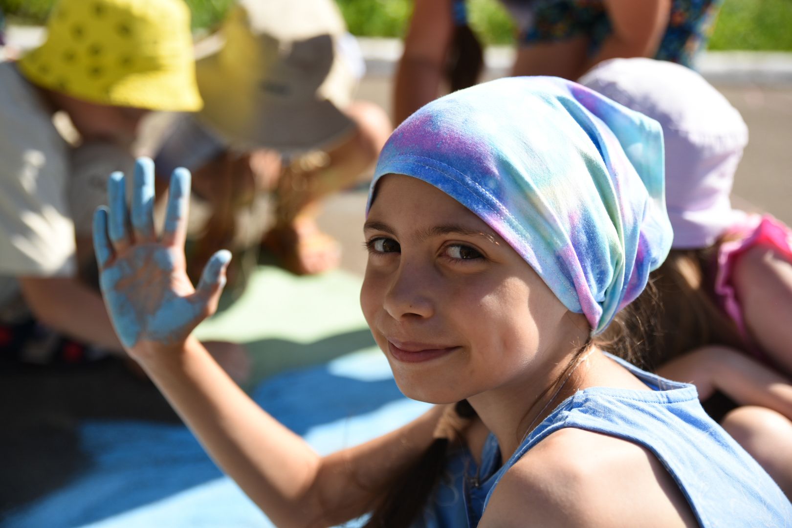 Бронницы, Лагере Радуга, Детский лагерь, Рисунок на асфальте, Дом детского творчества,