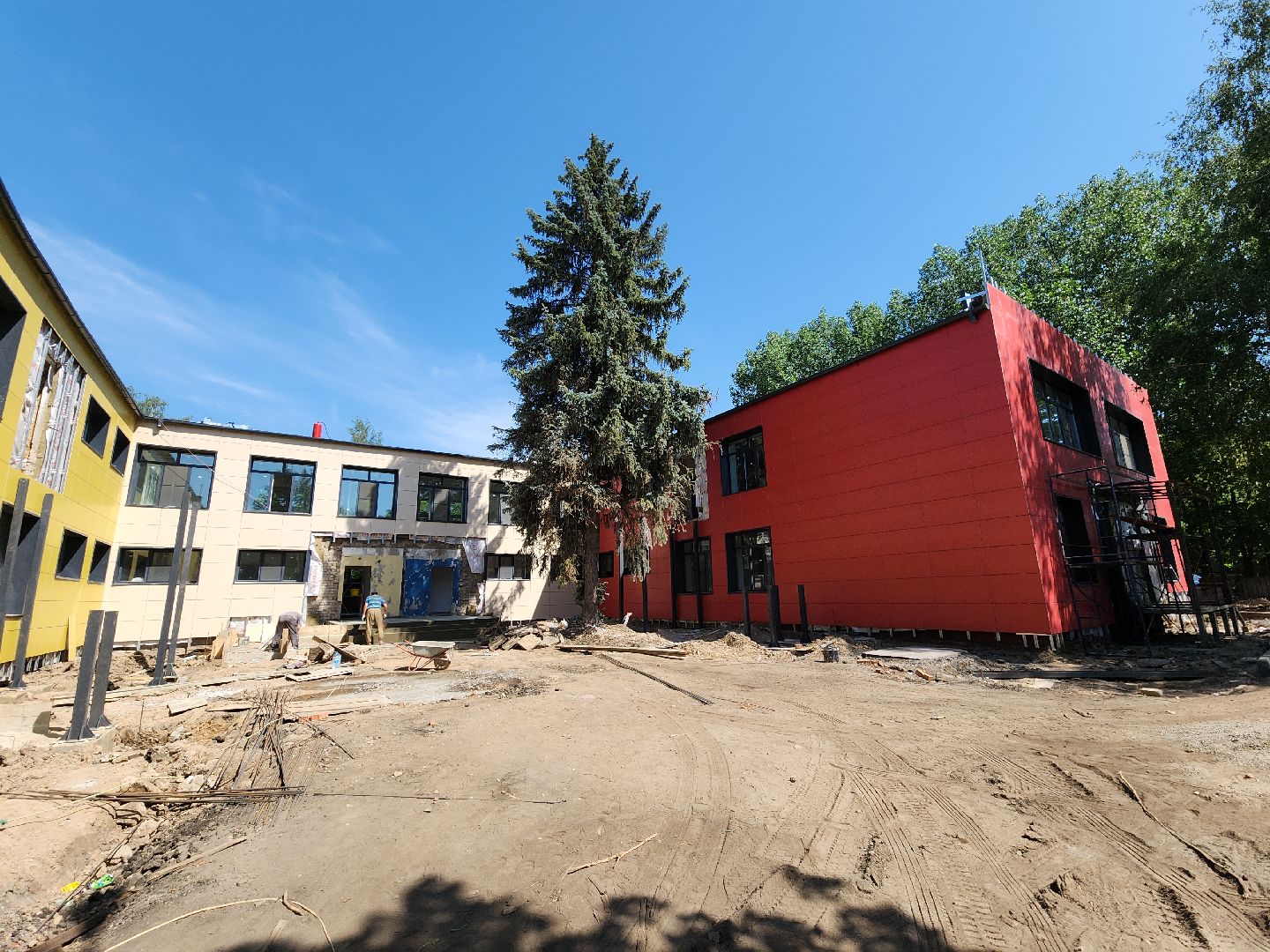 строительство, капитальный ремонт, капремонт детского сада, руза, благоустройство, рузский городской округ, московская область,