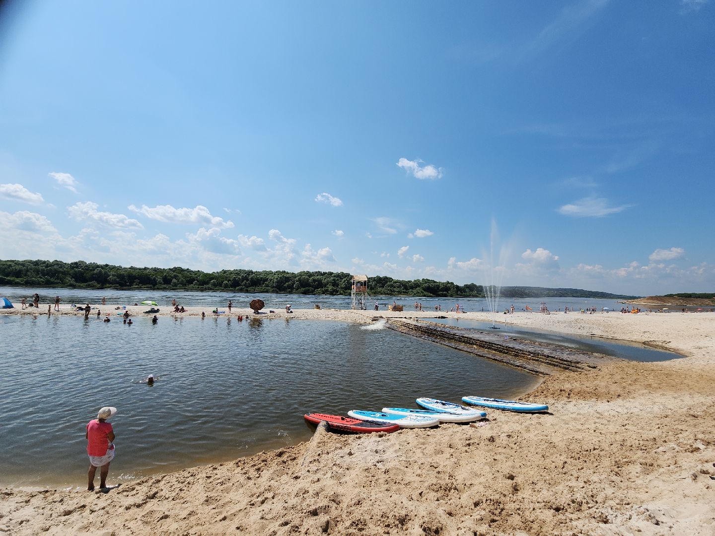 серпухов, подмосковье, пляж на оке,