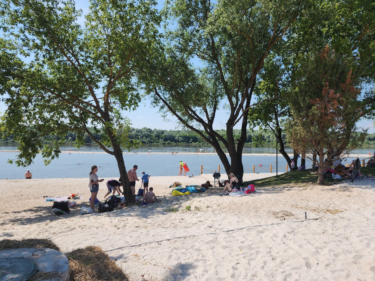 серпухов, подмосковье, пляж на оке,