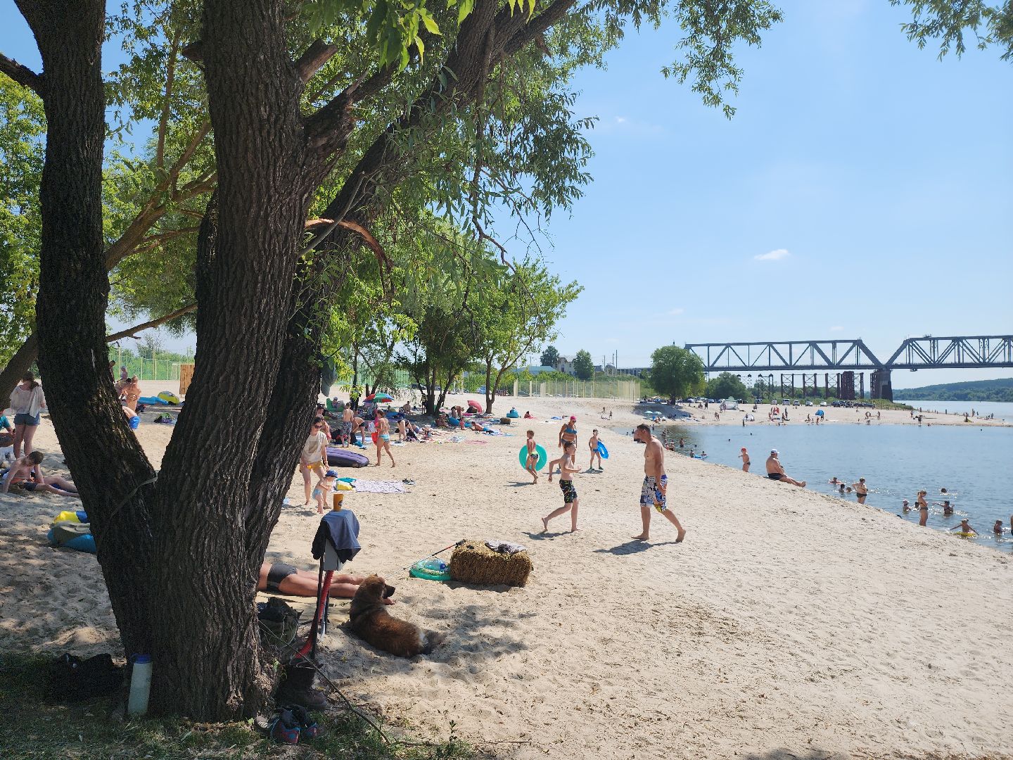 серпухов, подмосковье, пляж на оке,
