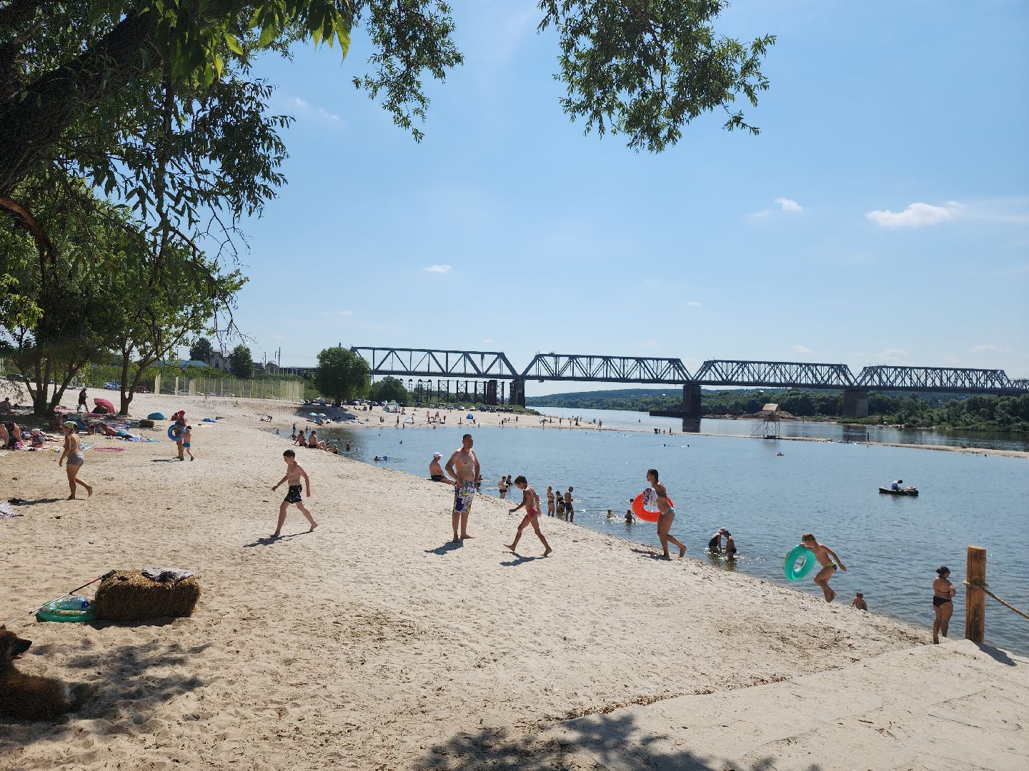 серпухов, подмосковье, пляж на оке,