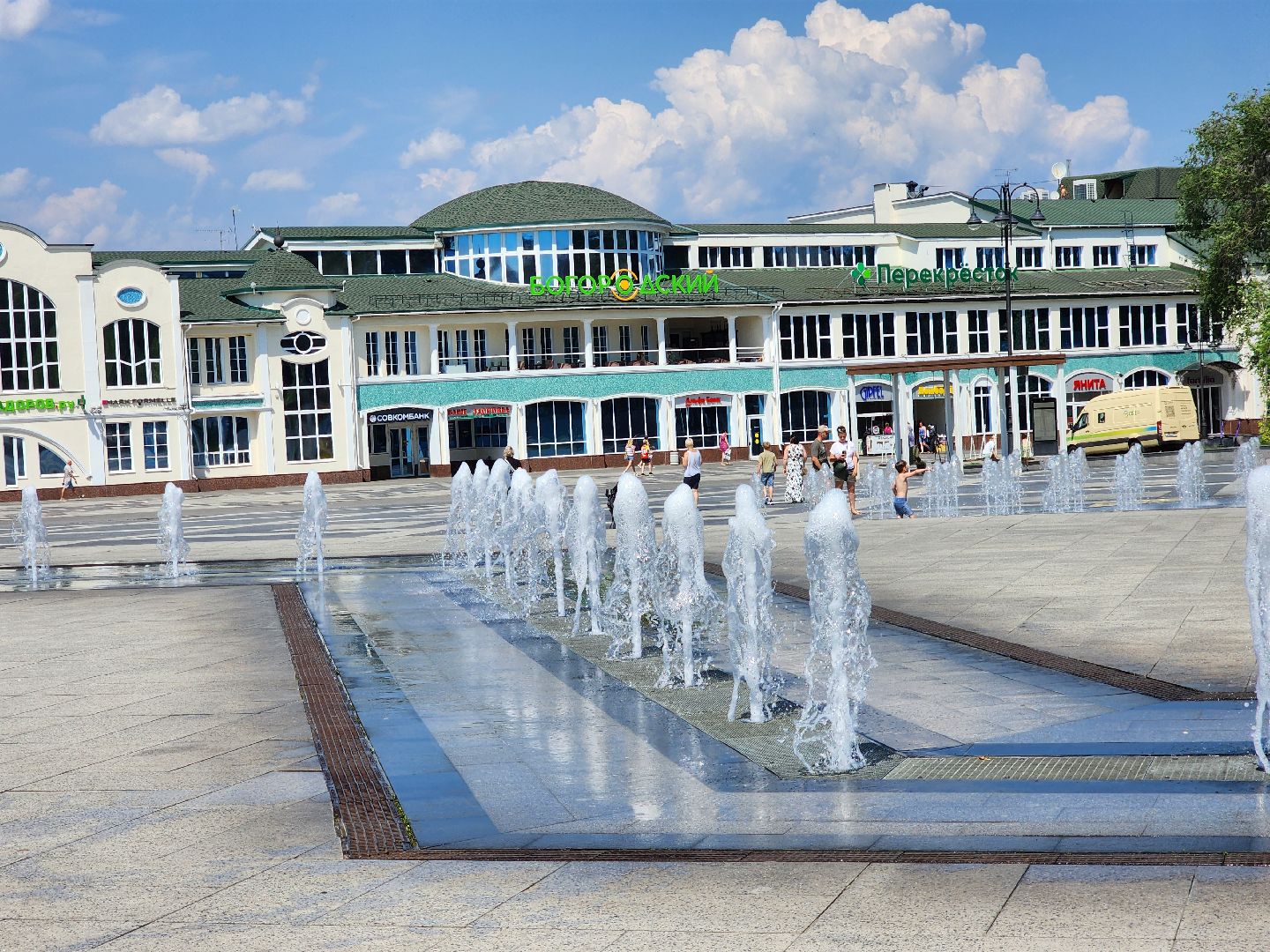 ногинск, общество, жители, дети, жара, фонтанная площадь,