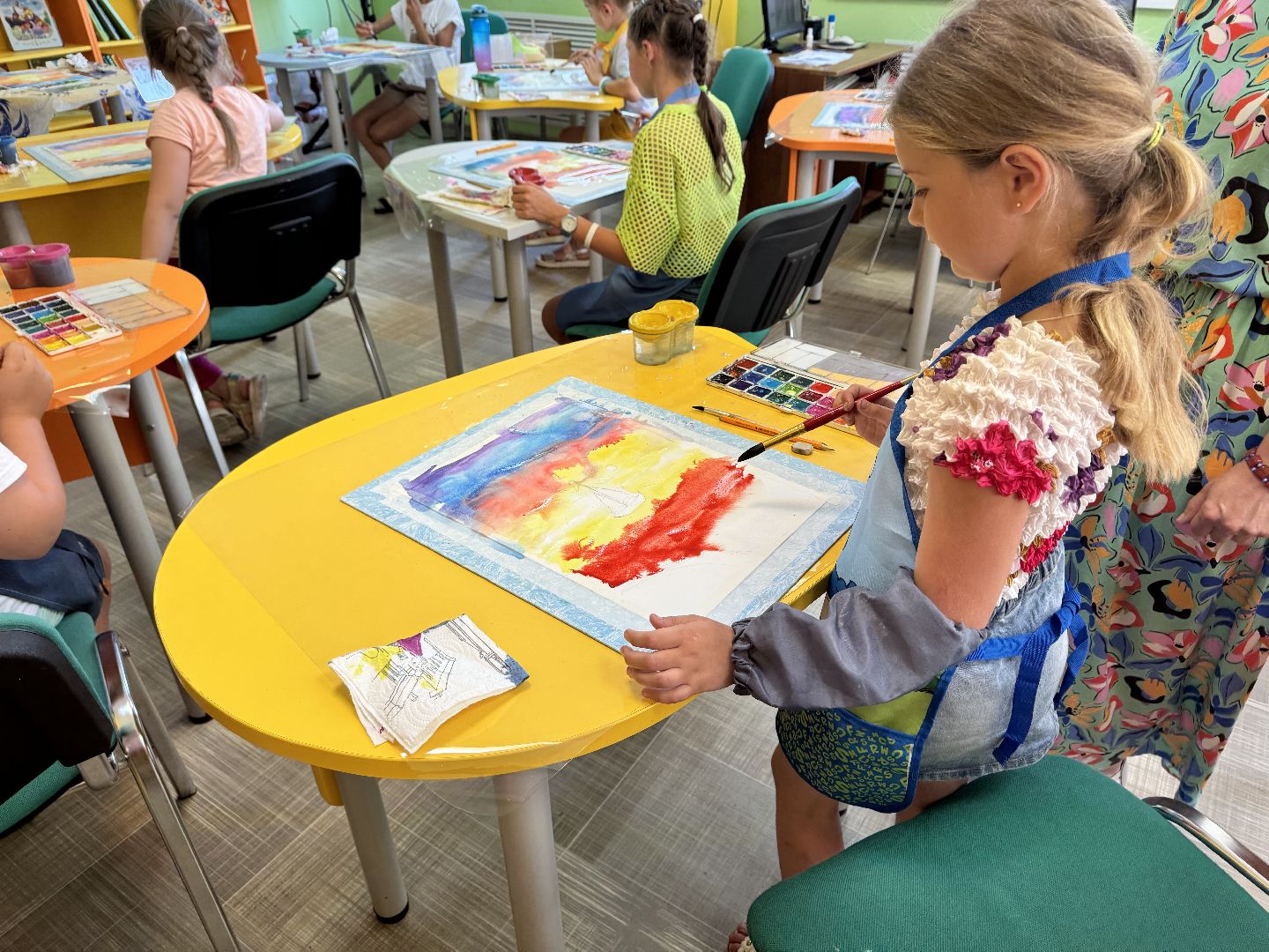 шаховская, мастер класс, акварель,