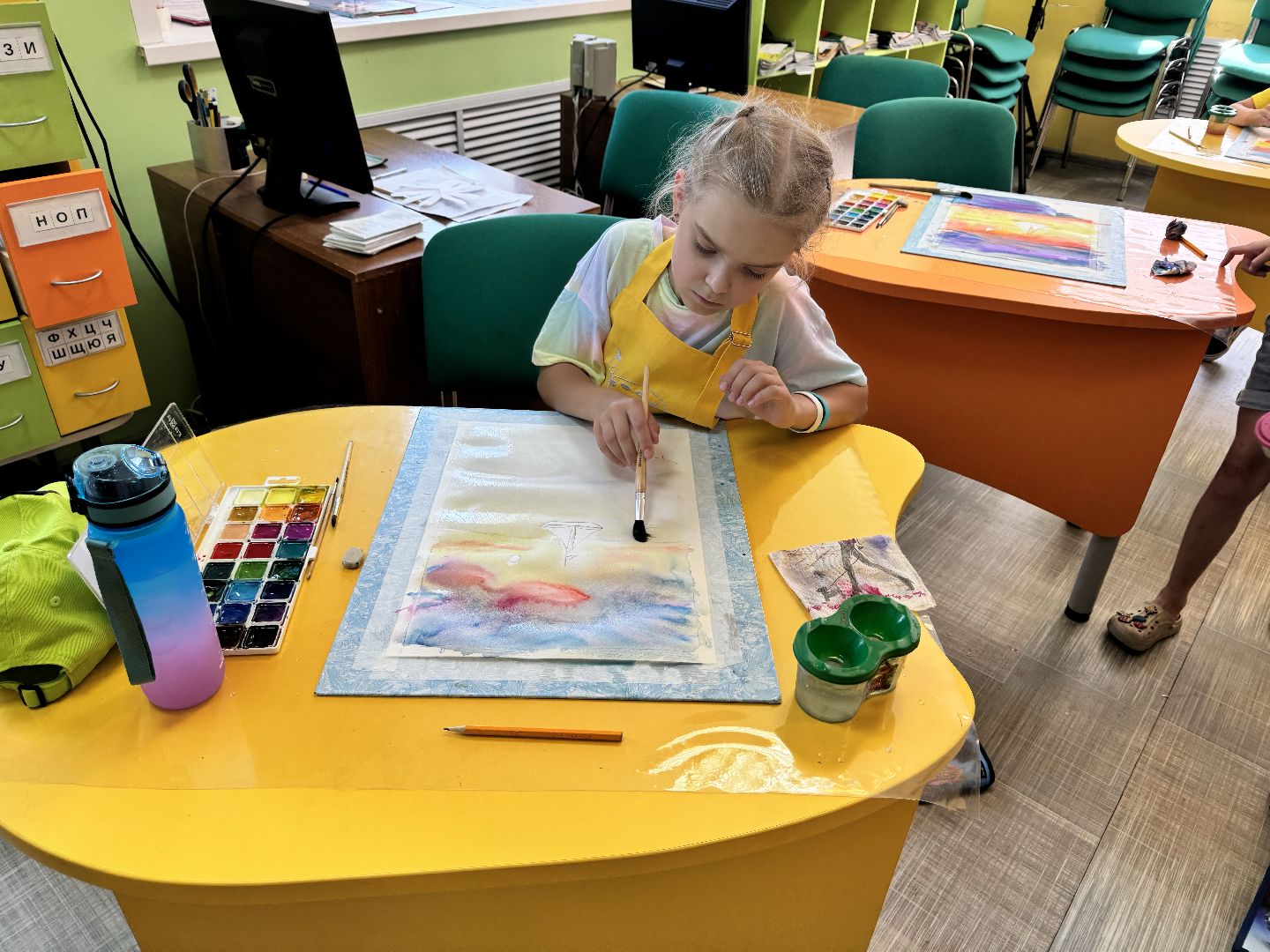 шаховская, мастер класс, акварель,