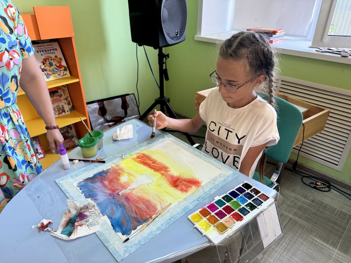 шаховская, мастер класс, акварель,