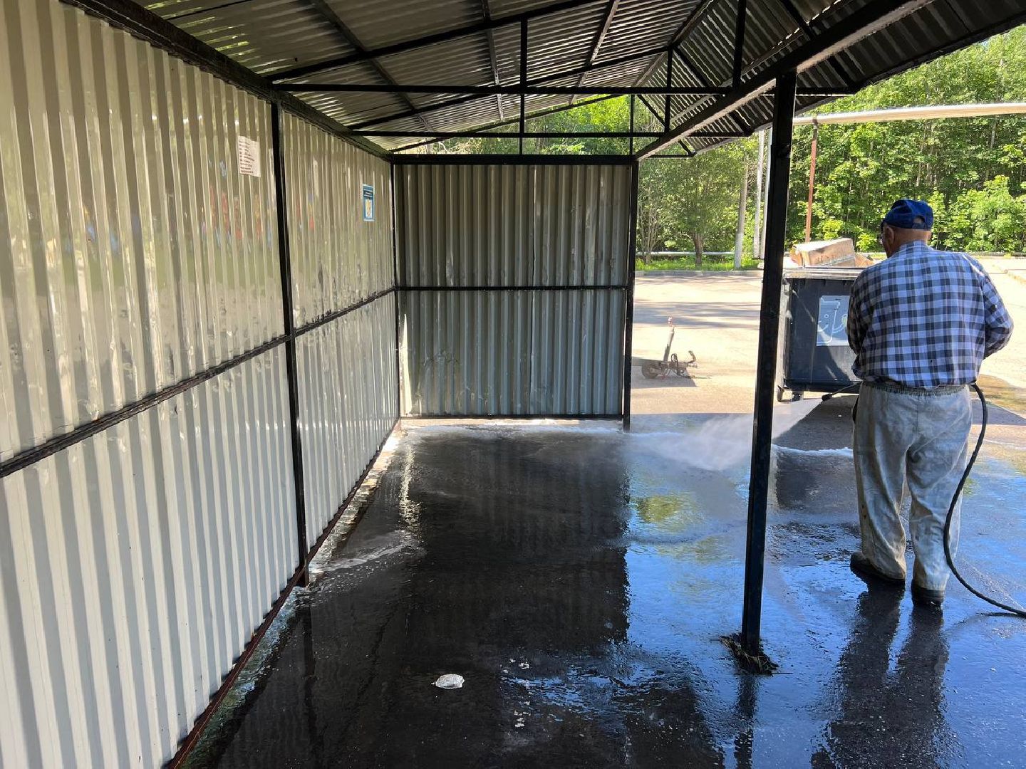 контейнерная площадка, управляющая компания, чистота в восходе, городской округ восход,