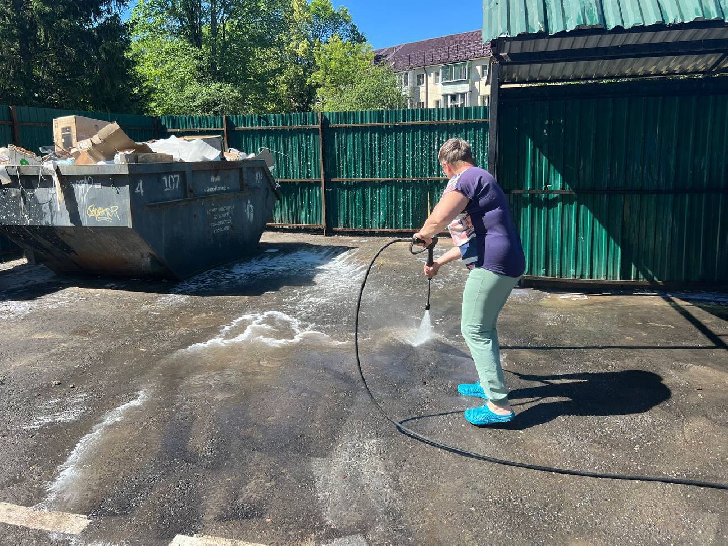 контейнерная площадка, управляющая компания, чистота в восходе, городской округ восход,