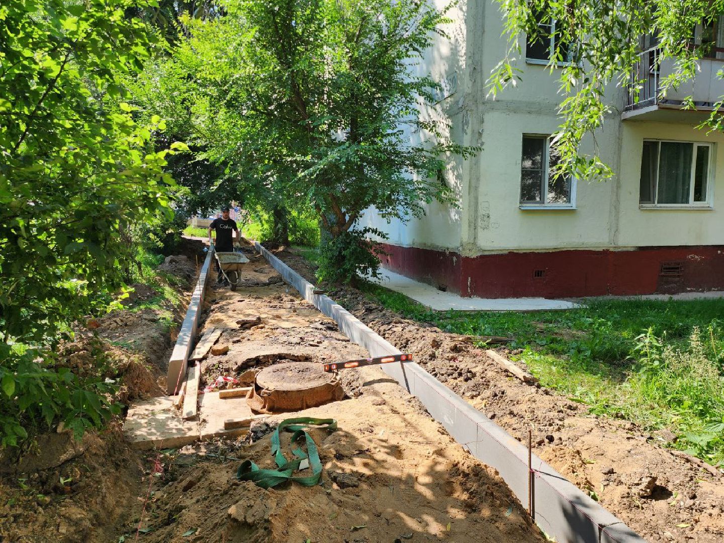 можайск, можайский городской округ, подмосковье, благоустройство, благоустройство дворов, дворовые территории, работы, жители,