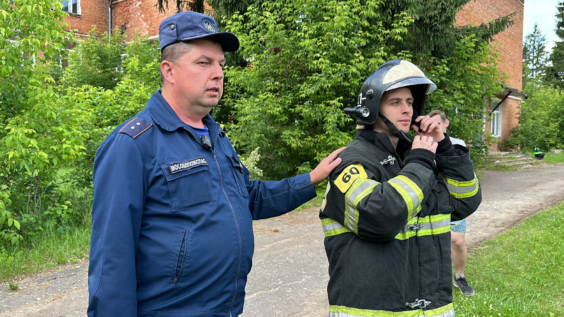 Клин, общество, дети, безопасность, пожарные, учения,