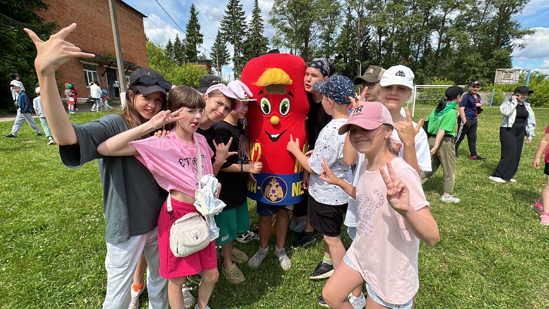 Клин, общество, дети, безопасность, пожарные, учения,