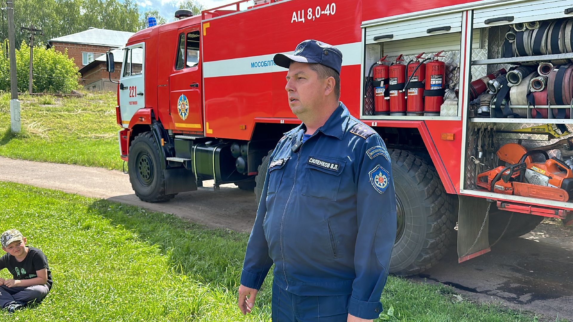 Клин, общество, дети, безопасность, пожарные, учения,