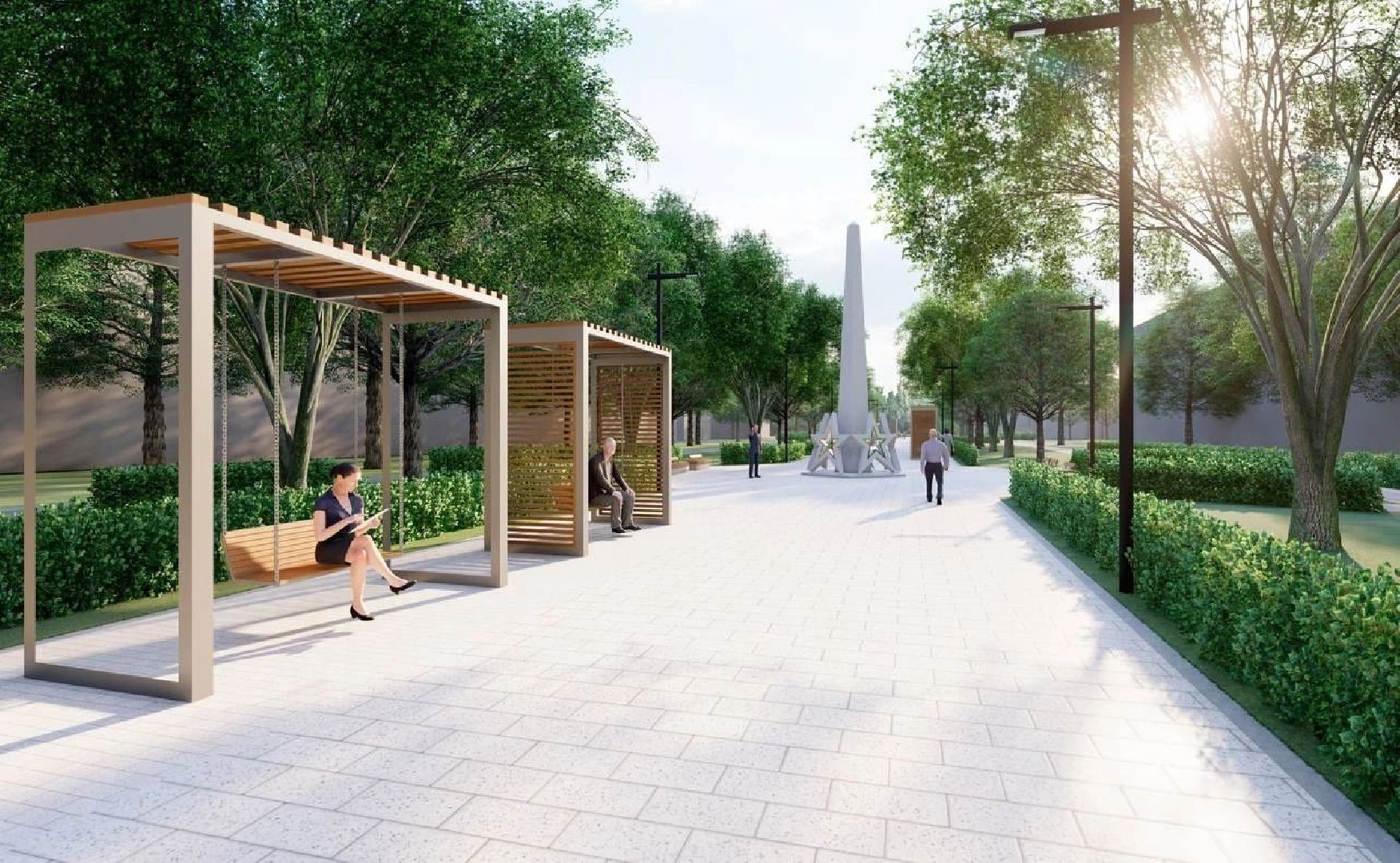 воскресенск, благоустройство, ремонт, бульвар, бульвар победы,