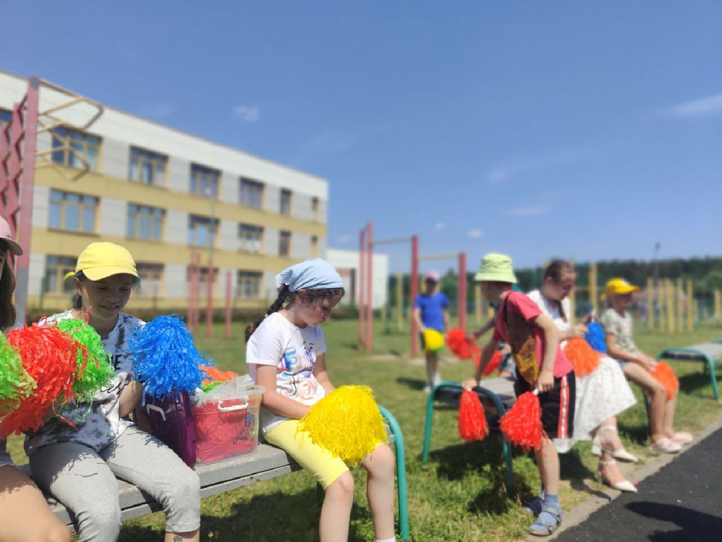 летний лагерь, каникулы, школа 9, Домодедово,