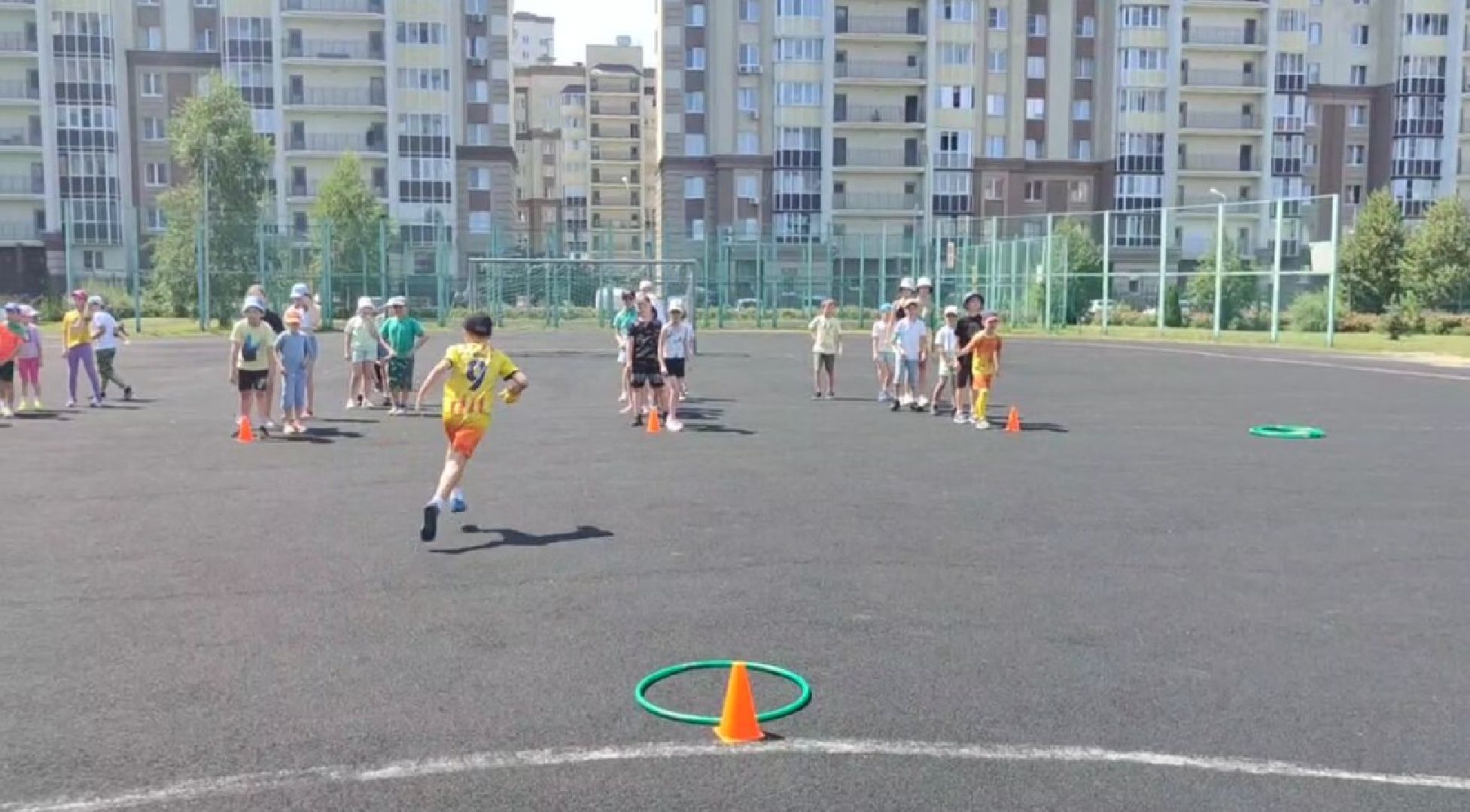 летний лагерь, каникулы, школа 9, Домодедово,