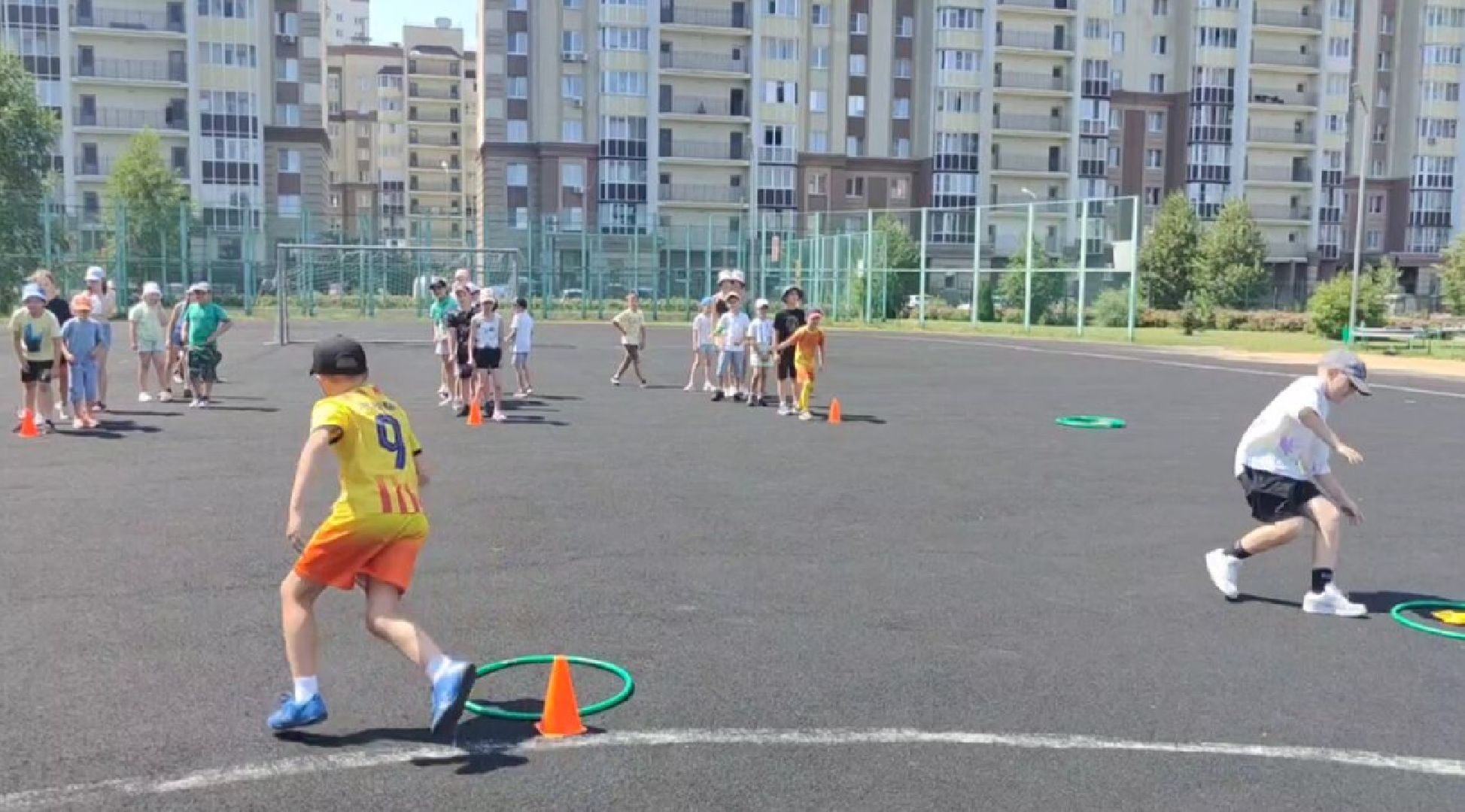 летний лагерь, каникулы, школа 9, Домодедово,