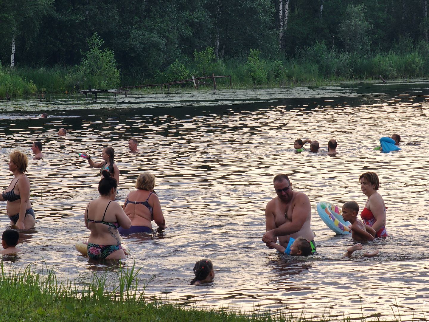 ногинск, луковое озеро, богородский округ, жители, общество, жара, лето, купальный сезон, купание,
