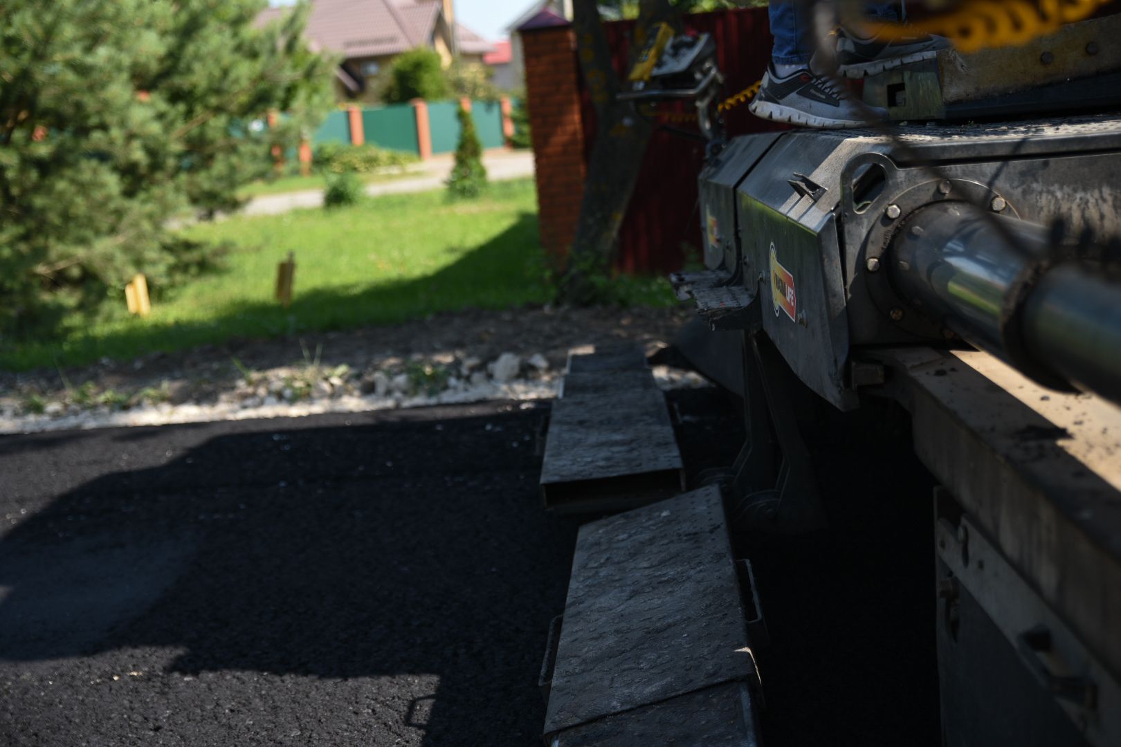 Бронницы, коттеджный проезд, Расширение дороги, Новый асфальт, Благоустройство,