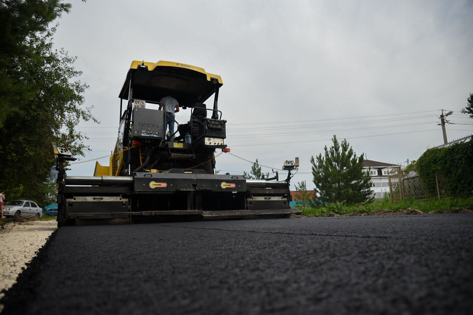 Бронницы, коттеджный проезд, Расширение дороги, Новый асфальт, Благоустройство,