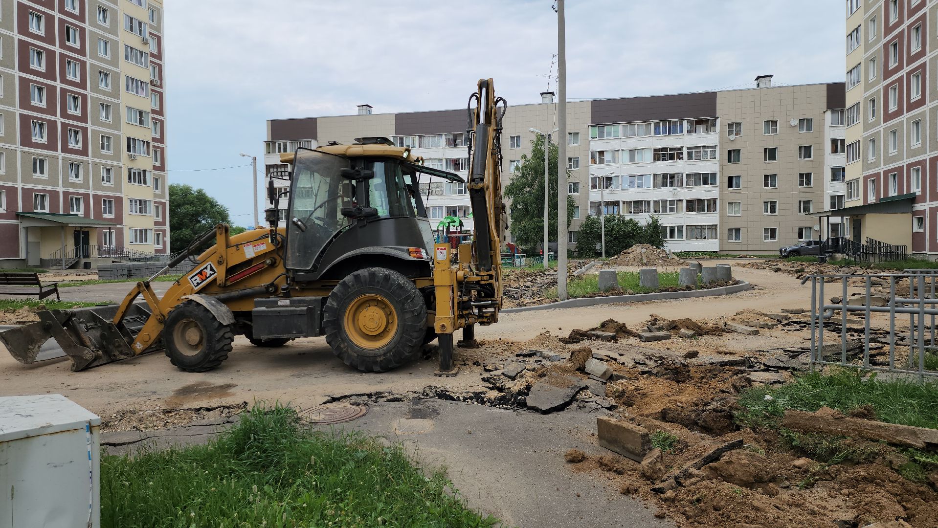 благоустройство, благоустройство дворов, комплексное благоустройство дворов, руза, рузский городской округ, московская область, подмосковье,