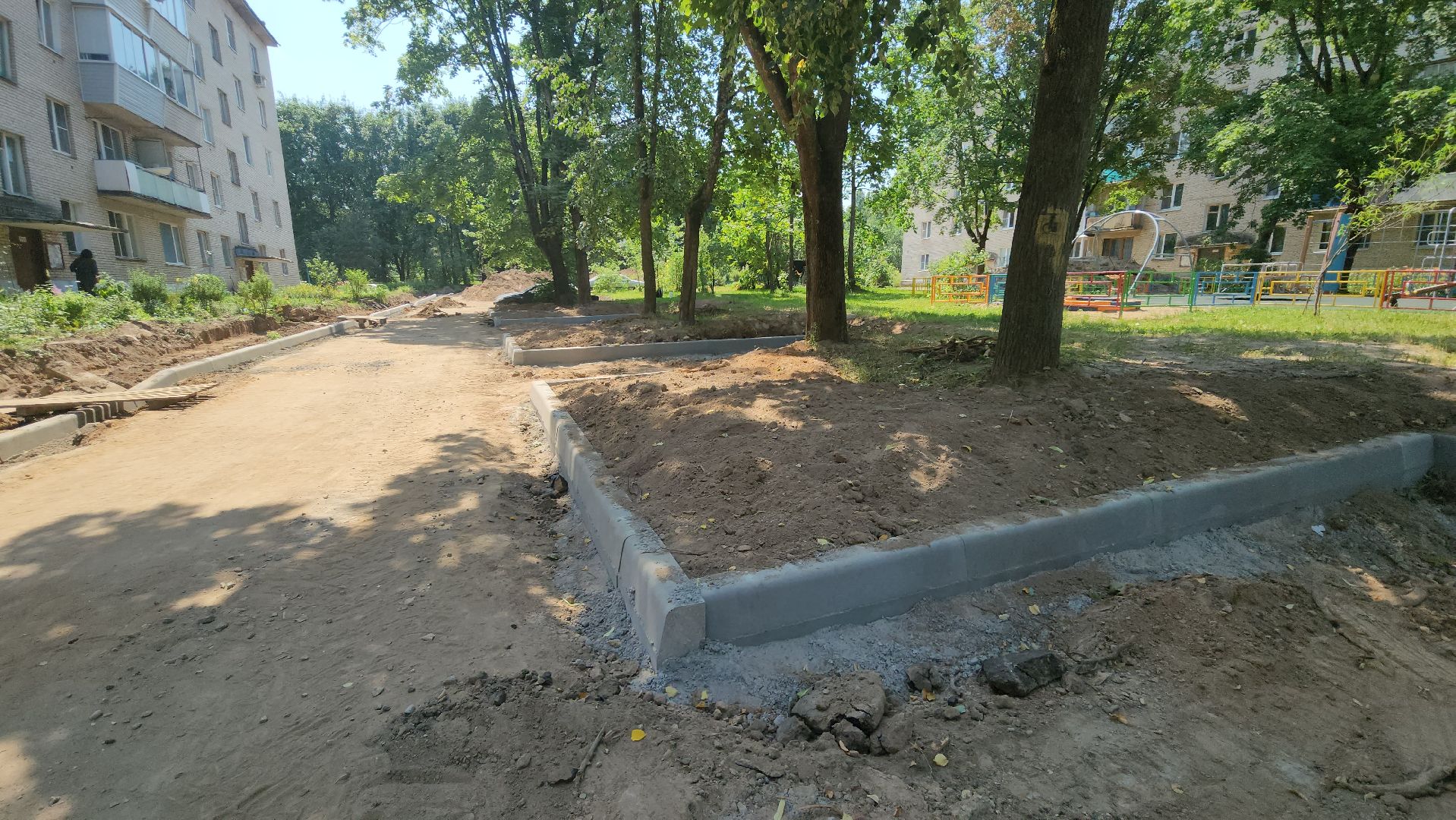 одинцово, поселок санатория имени Герцена, благоустройство, комплексное благоустройство дворов,