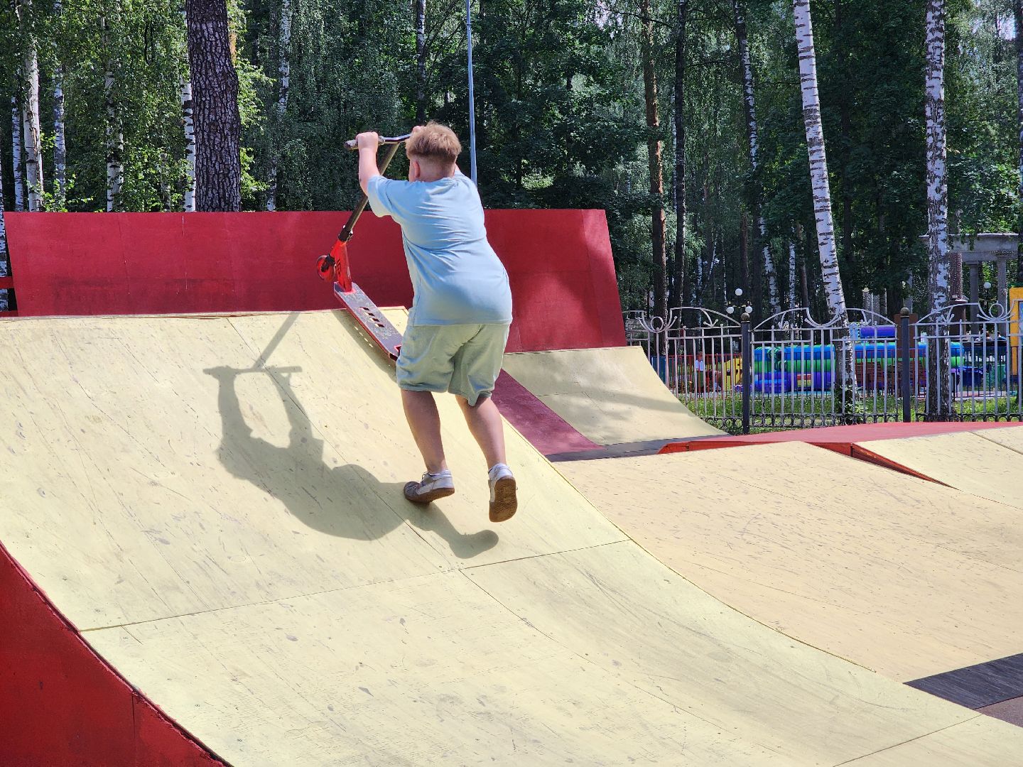 ногинск, центральный парк, скейт-парк, скейт площадка, спорт, дети, общество, жители, лето,