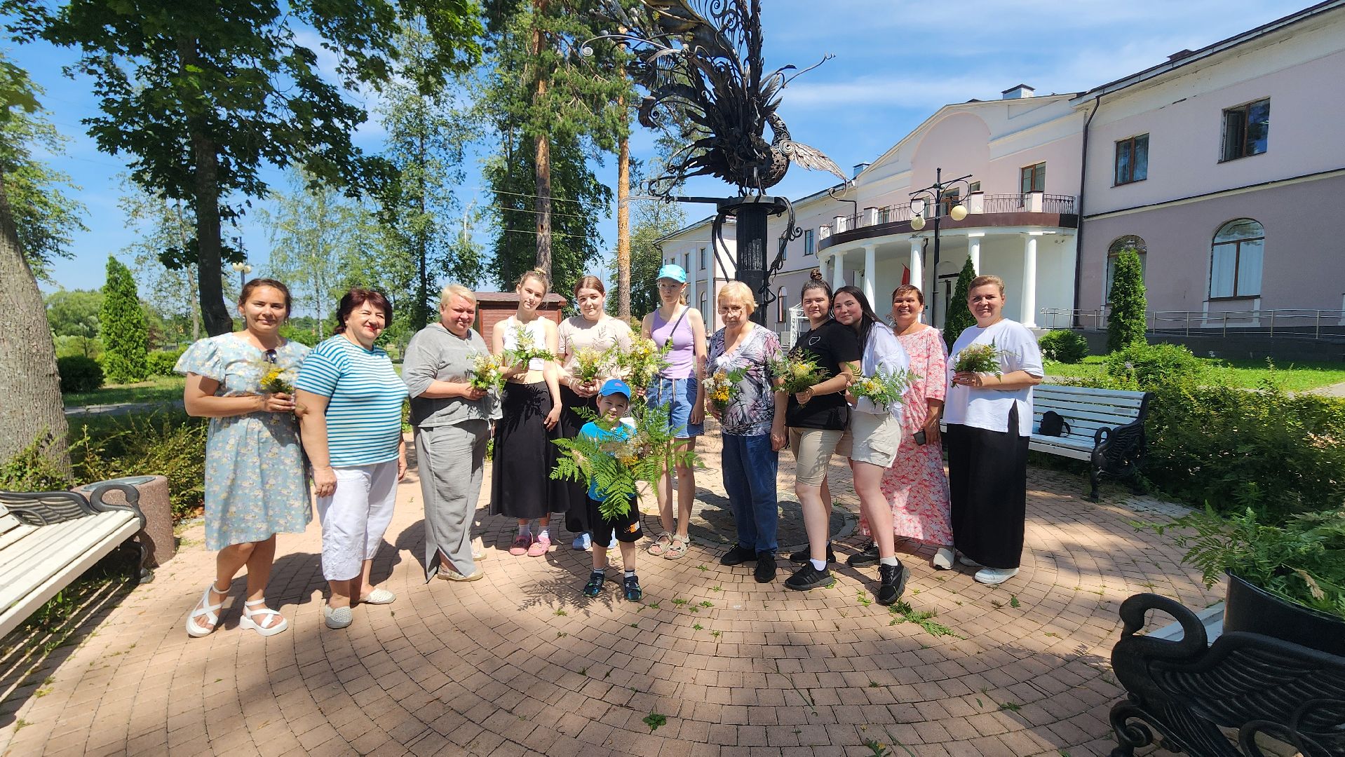 Букет лета, мастер класс, Рошаль, парк крестов брод, ДК Косякова, Большая Шатура,