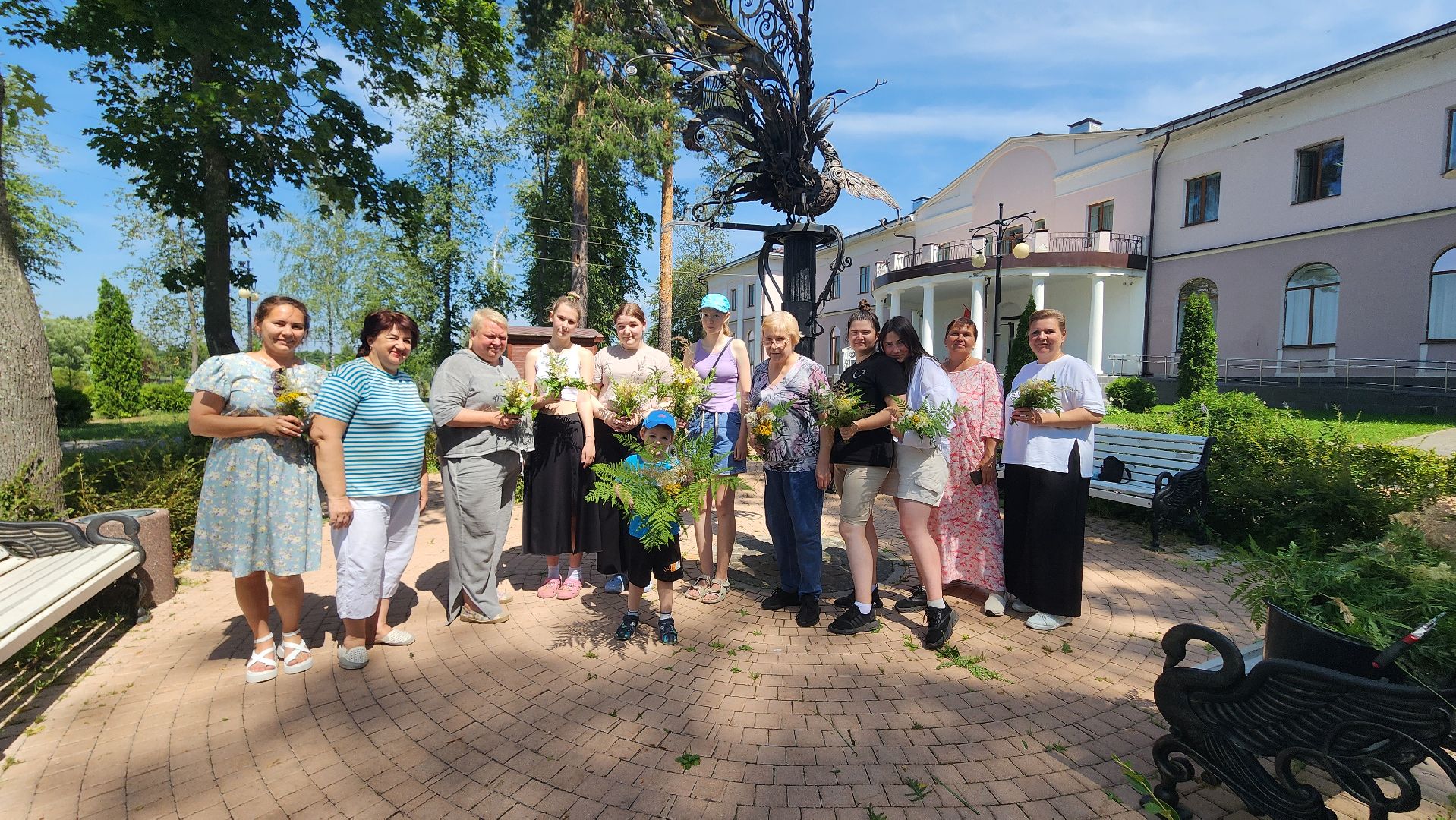 Букет лета, мастер класс, Рошаль, парк крестов брод, ДК Косякова, Большая Шатура,